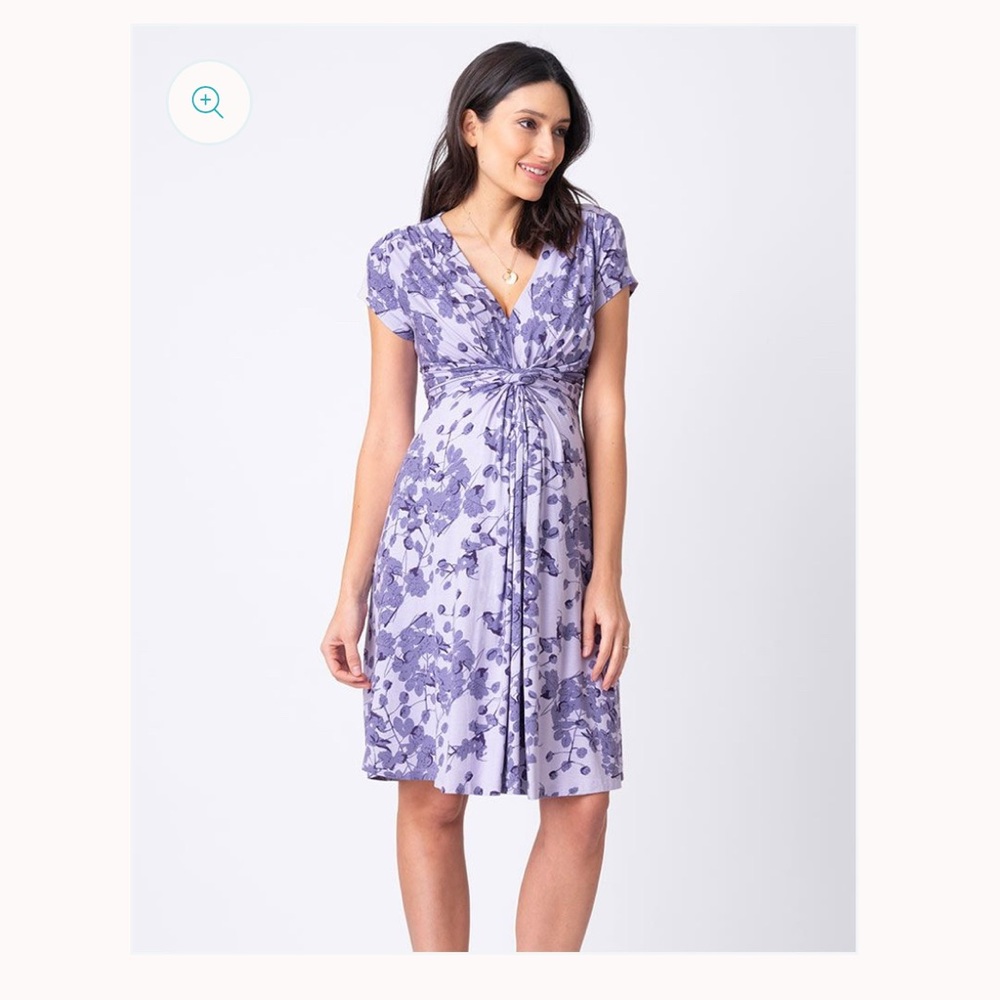 Seraphine front knot maternity dress
